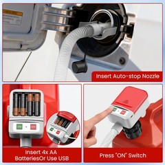 Automatic Fuel Transfer Pump with Auto-Stop Sensor(3.2 GPM), Battery Operated Ga