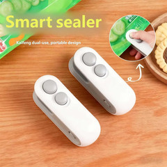 Mini Sealing Machine USB Rechargeable Heat Sealer Storage Bag Plastic Food Seale