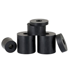 Black Round Rubber Shock Cushioning Pad Spacers Standoff Washer ID 2mm – 56mm