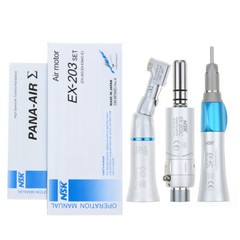 NSK Type Dental PANA MAX High Speed Handpieces Push Button+Low Speed EX203C 4/2H