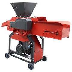 Electric Grass Cutting&Silk Kneading Machine w/Conveyor Belt 6 Blade 220V 2.2KW