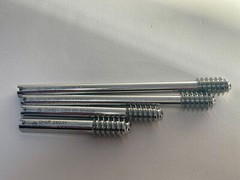 DHS Lag Screw Steinless Steel and Titanium, different sizes ( 4 pieces)