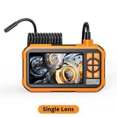 2600mAh Battery Industrial Endoscope Camera for Pipe Borescope with 4.3 inch Scr
