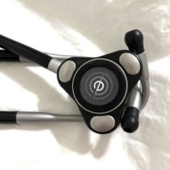 Eko CORE 500 Digital Stethoscope for Cardiology, Black/Silver.
