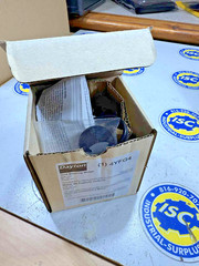 Dayton 4YFG4 unit bearing motor : Cast aluminum frame, rear/double foot mounting