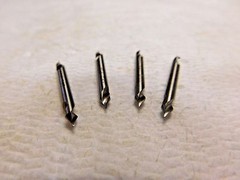 SPI Combined Drill & Countersink #00 0.025" Dia 60º Angle HSS Lot of 4