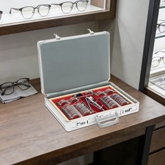 Optometry Optical Trial Lens Kit Test Metal Trial Frame Set w/Case Box 104pcs