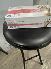 McKesson Vinyl Exam Powder Free Gloves Large (Pack of 100) (14-118)