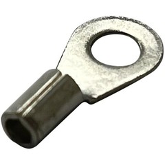 (100) Non-Insulated 16-14 Gauge #8 Ring Terminal Uninsulated Wire Connector USA