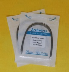 Dental Orthodontic Stainless Steel Rectangular Arch Wire Ovoid Natural Form