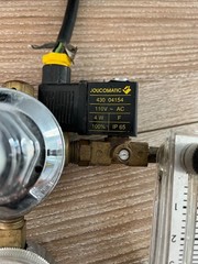 AIRCO 805-7715 CO₂ Regulator CGA-320 w/ Aqua Culture Flowmeter & 110v Solenoid V