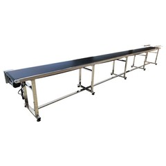 Electric 236×15.7in PVC Belt Industrial Conveyor Machine Speed Adjustable 110V