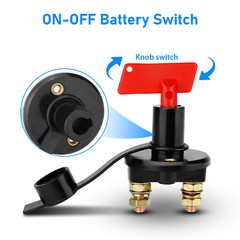2X Battery Isolator Disconnect Cut Off Power Kill Switch for Car Truck Boat ATV
