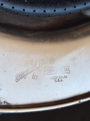 Vintage Fibre Metal Superlite Hard Hat Aluminum Safety Helmet USA