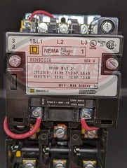 Square D 8536SCO3V02S NEMA Size 1 120V Starter Open NEW IN BOX