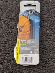 (QTY 2) Nite Ize SB5-03-11: Silver Stainless Steel Dual Carabiner 100 LB Size 5