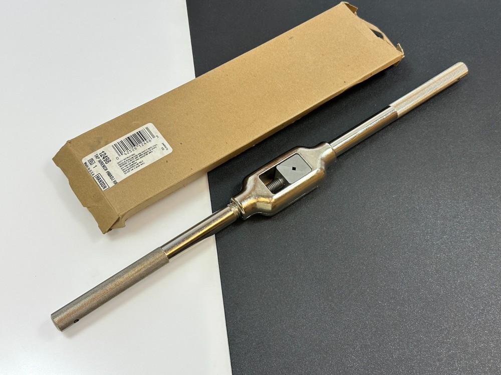 🇺🇸 NEW Hanson Tools USA 12498 TR – 98 Adjustable Tap Handle & Reamer Wrench