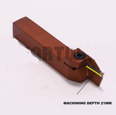 MGEHR2020-3T21 Lathe Cut Off Tool Lathe Parting Tool + MGGN300 Grooving Insert