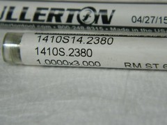 Fullerton Carb Spiral Chucking Reamer .2380 Dia Straight Shank 6FL Qty 2 1410S14