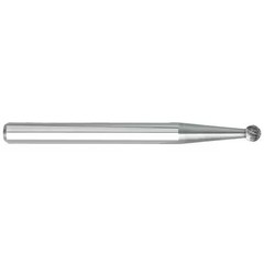 Osg 900-9018 Carbide Bur, Ball Shape, 3/32 In.