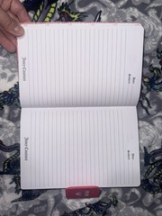 Juicy Couture Pink Illustrated Lined Journal w/ Heart Pen, 280 Pages