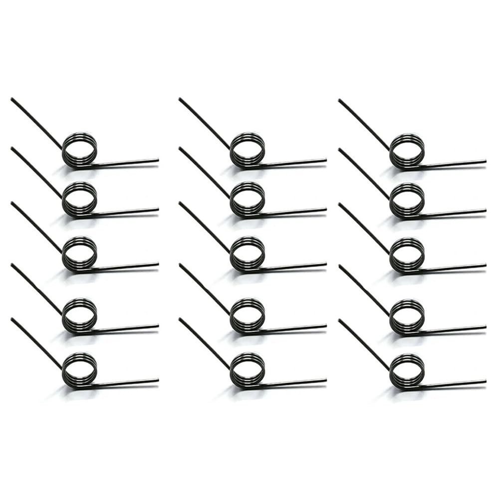 10 PCS Small Torsion Springs 120 Degrees VShaped 1.2mm x 10mm x 3laps