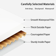 9X6X4 Shipping Boxes, 30 Pack White Mailer Boxes for Small Business, Medium Corr