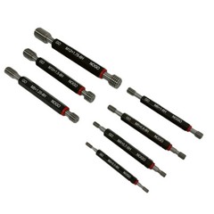 7 Pc H6 Metric Thread Plug Gage Gauge Set Double End GO & NO GO Lot H6 6H