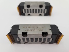 2Pc Set INA RUS19069-KS GR3/-10-15 Linear Recirculating Bearing Unit 74 x 27mm