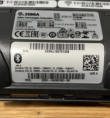 Zebra ZQ510 WiFi and Bluetooth Label Printer, w/ Battery, Charger, Belt Clip