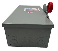 Eaton DH362NGK Safety Disconnect Switch 60A 3P 600V Type 1 Indoor Enclosure New