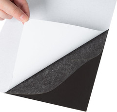 6PCS Black Self Adhesive Sheets, 30mil Thick 8×10 inch Magnetic Sheets with Adhe