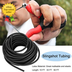Latex Rubber Tubing 38 OD 14 ID Black Surgical Tube 10 FT Continuous Roll