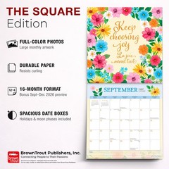 Bonnie Marcus OFFICIAL | 2027 12×24″ (Hanging) Monthly Square Wall Calendar
