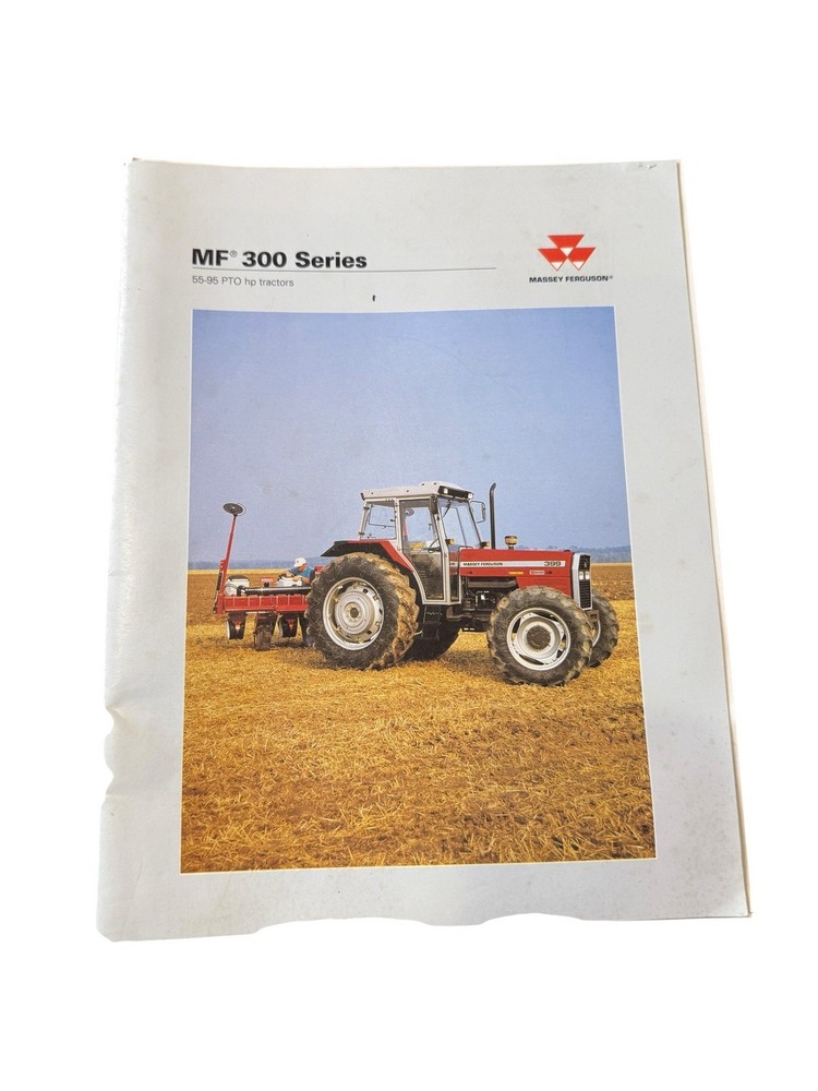 Massey Ferguson MF 300 Series Tractor Sales Brochure 55–95 PTO HP