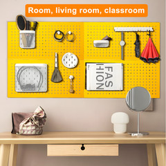 4 Pack Metal Pegboard Panels 24″ x 12″ Heavy Duty Steel Pegboard Wall Organizer