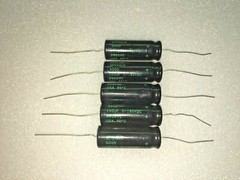 (5 PIECE LOT) 500D107M160GK2A, SPRAGUE, CAP ALUM 100UF 20% 160V AXIAL