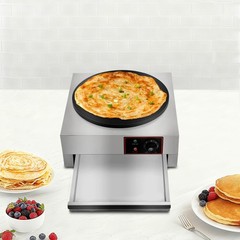 16″ Commercial Electric Crepe Maker Pancake Machine Big Hotplate Non Stick 1700W