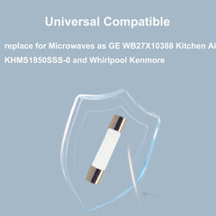 10 Pack Microwave Fuses Slow Blow Ceramic Fuse, 1 Box of 20A 250V 0.24×1.2in Uni