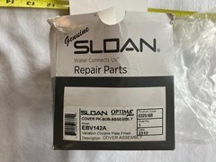 Sloan EBV142A 325168 G2 ECOS Flush Cover PK-SUB-ASSEMBLY, Chrome