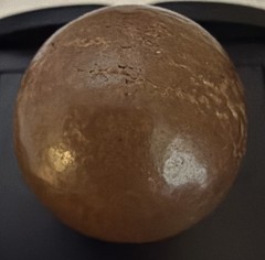 Solid Copper Sphere Ball Approximately 1 Inch Diameter 113 Grams Mill Grinding