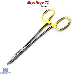 Dental TC Mayo Hager Needle Holder Driver Veterinary Surgical Instruments CE