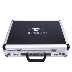 104PCS Optical Optometry Trial Lens Set Metal Rim Aluminum Case