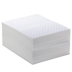 Spill Absorbent Pads 15″ x 20″ Heavyweight Oil Absorbing Mats,White Absorbing