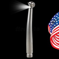 Pieza de mano alta velocidad fibra óptica LED dental E-generator 2 Hole Turbine