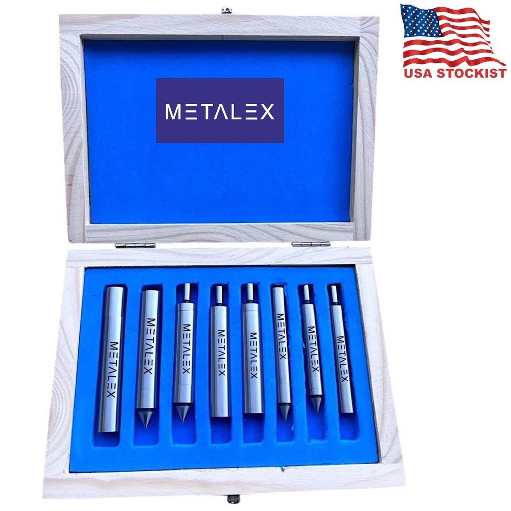 Edge Finder and Center Finders Set 8 Pcs Double End & Single End CNC Milling Kit