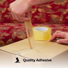 36 ROLLS Clear Packing Tape – 2 INCH x 100 Yards (300 ft) Carton Sealing Package