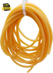 Natural Latex Rubber Tubing,2Mm(5/64″) ID X 4Mm(5/32″) OD 1 Meter Surgical Tubin