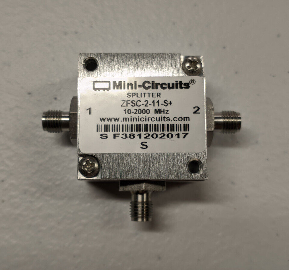 NEW Mini-Circuits ZFSC-2-11-S+ Power Splitter – 10-2000 MHz – 50Ohm