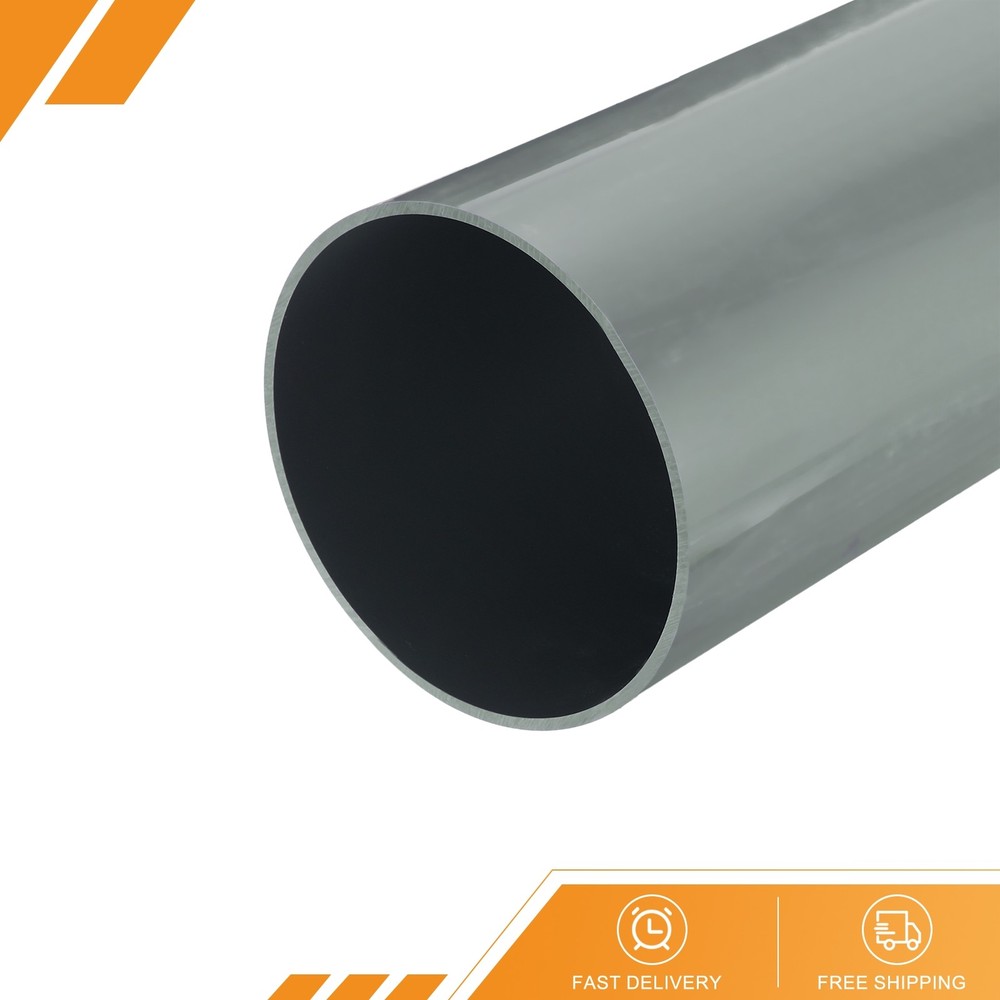 Rigid Round Pipe 152mm ID 160mm OD 35cm/14″ L Light Grey High Impact